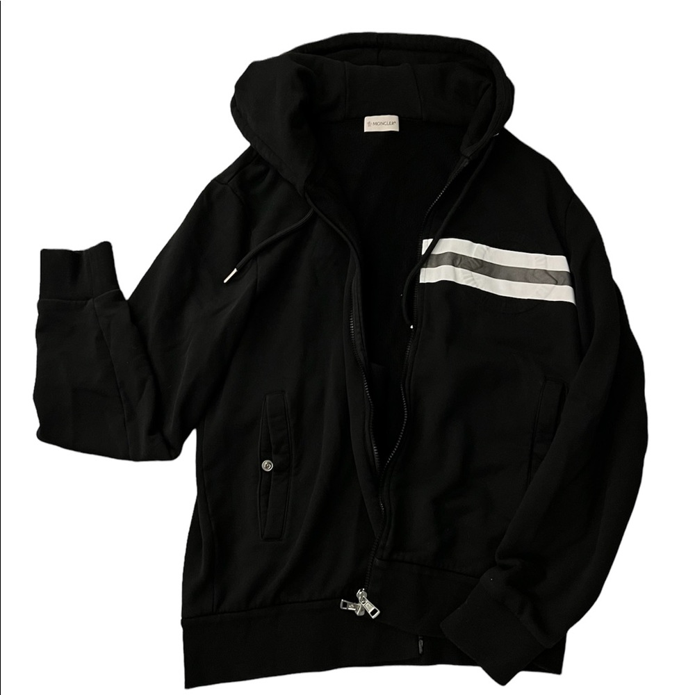 Mens Moncler zip hoodie